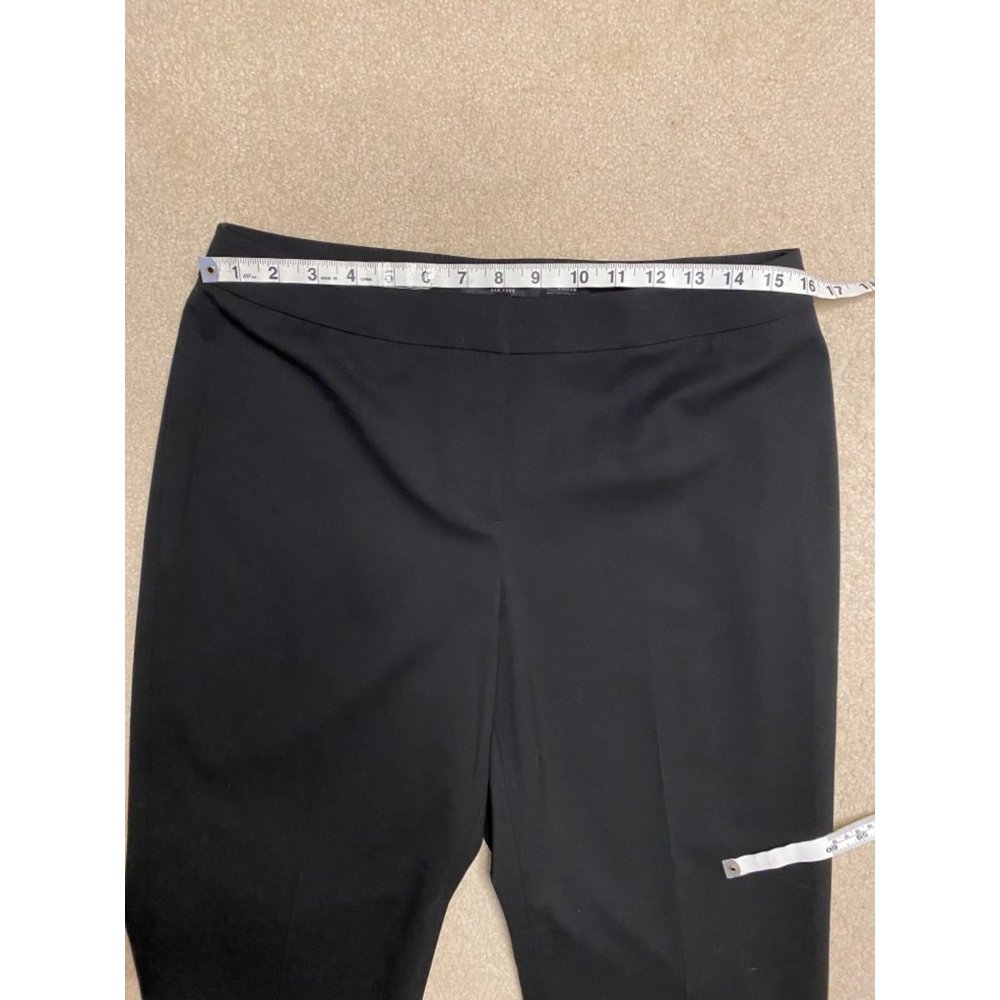 LAFAYETTE 148 Italian Stretch Wool Barrow Pant In Black Size 10 - Picture 5 of 11